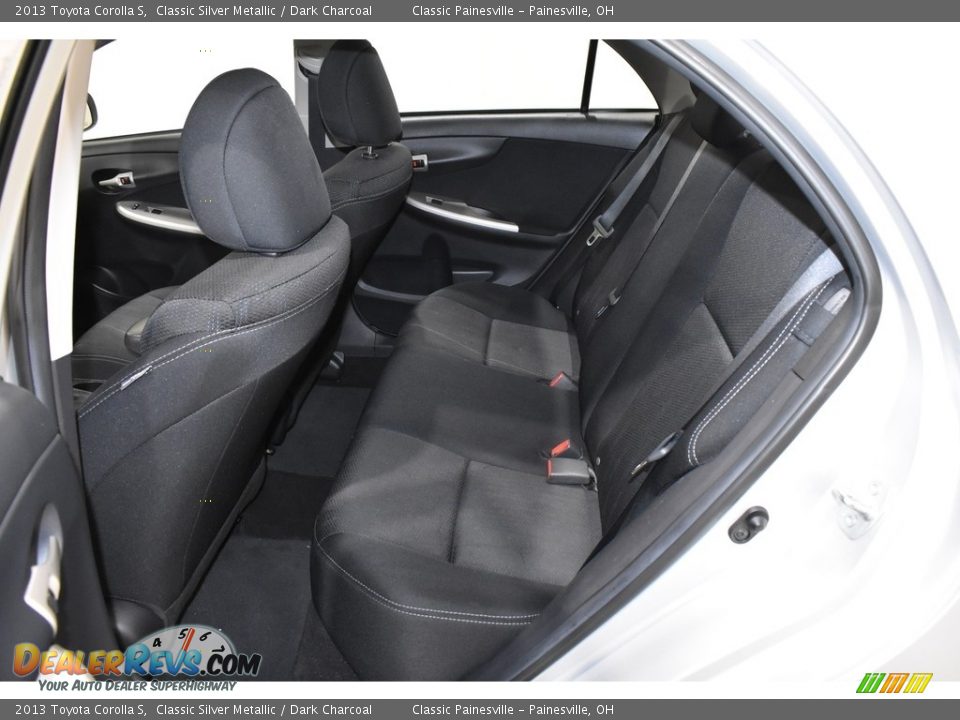 2013 Toyota Corolla S Classic Silver Metallic / Dark Charcoal Photo #9