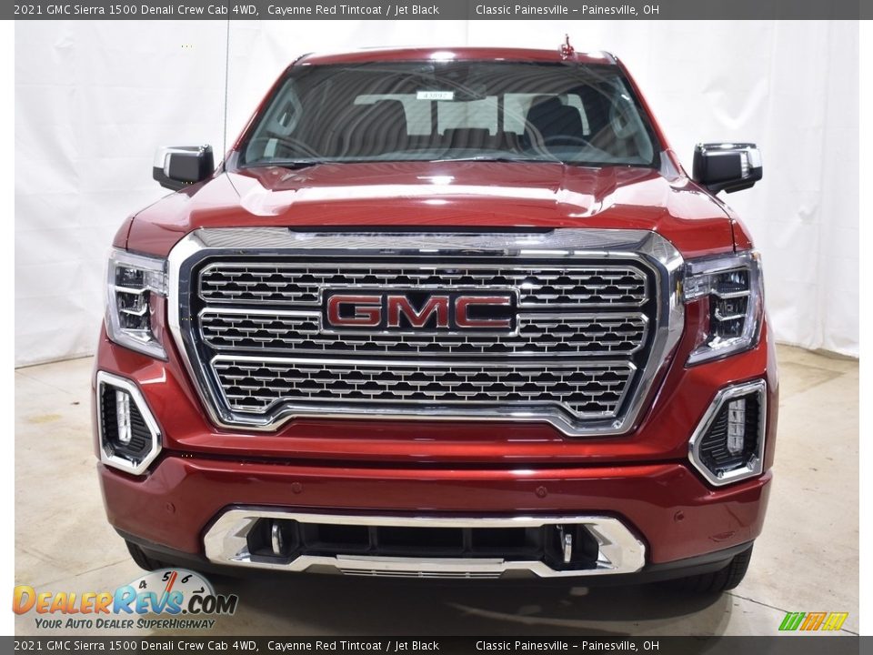 2021 GMC Sierra 1500 Denali Crew Cab 4WD Cayenne Red Tintcoat / Jet Black Photo #4