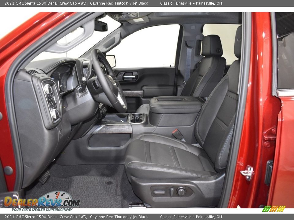 2021 GMC Sierra 1500 Denali Crew Cab 4WD Cayenne Red Tintcoat / Jet Black Photo #7