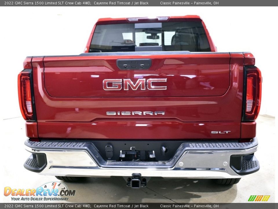 2022 GMC Sierra 1500 Limited SLT Crew Cab 4WD Cayenne Red Tintcoat / Jet Black Photo #3