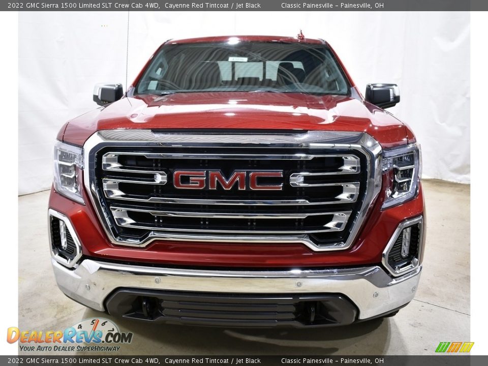 2022 GMC Sierra 1500 Limited SLT Crew Cab 4WD Cayenne Red Tintcoat / Jet Black Photo #4