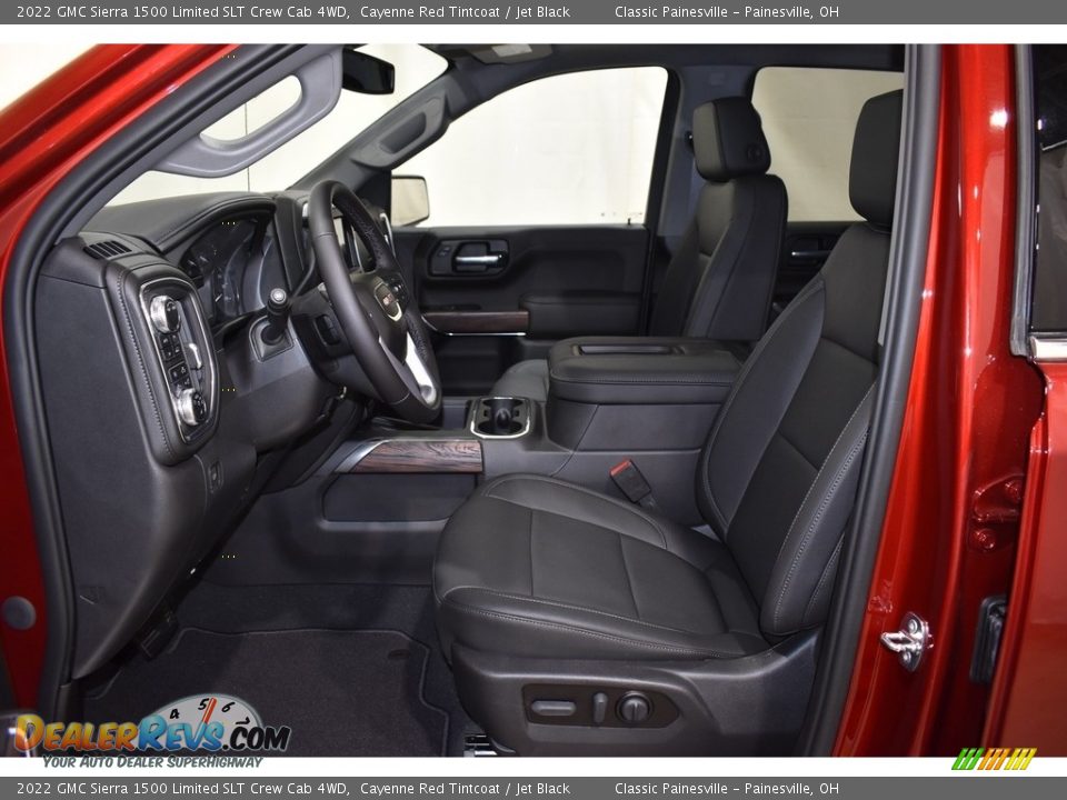 2022 GMC Sierra 1500 Limited SLT Crew Cab 4WD Cayenne Red Tintcoat / Jet Black Photo #7