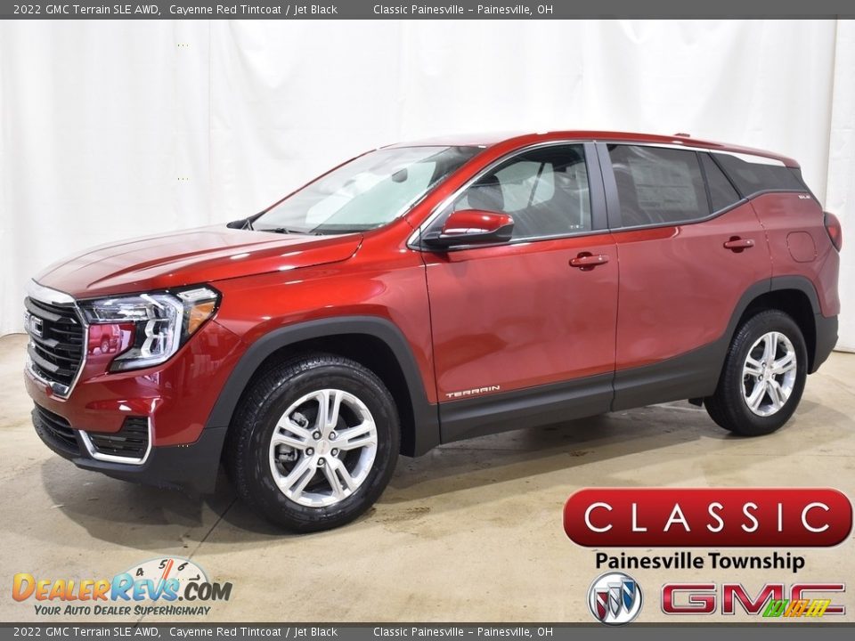 2022 GMC Terrain SLE AWD Cayenne Red Tintcoat / Jet Black Photo #1