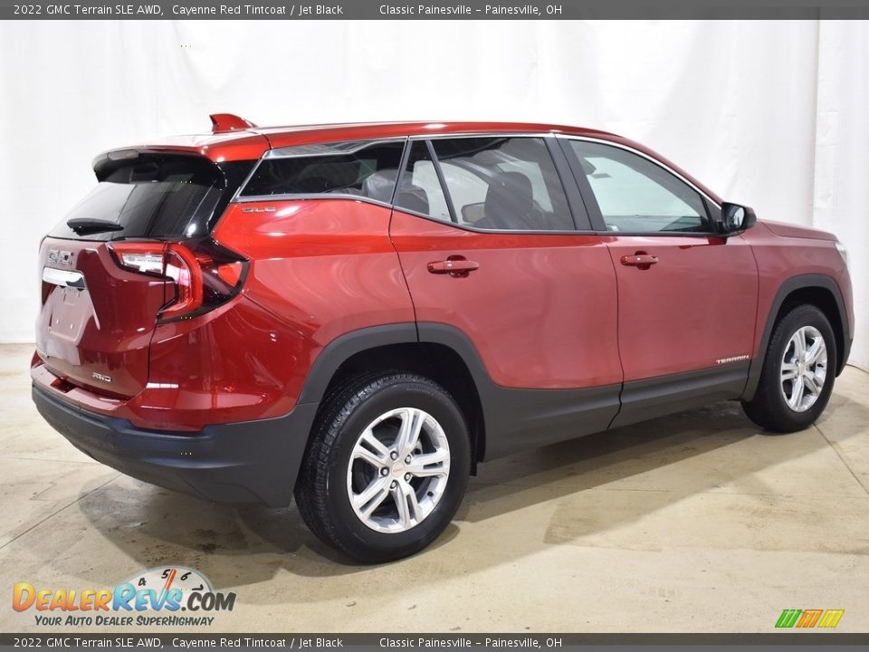 2022 GMC Terrain SLE AWD Cayenne Red Tintcoat / Jet Black Photo #2