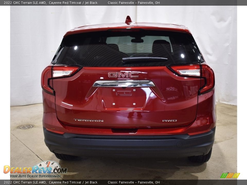 2022 GMC Terrain SLE AWD Cayenne Red Tintcoat / Jet Black Photo #3