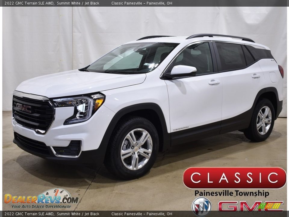 2022 GMC Terrain SLE AWD Summit White / Jet Black Photo #1