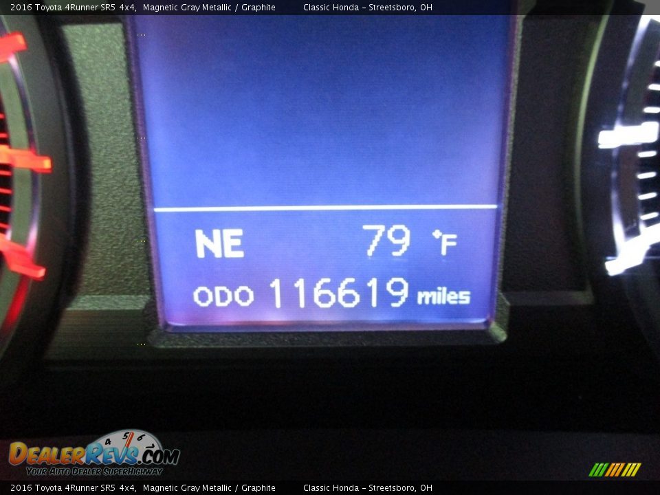 2016 Toyota 4Runner SR5 4x4 Magnetic Gray Metallic / Graphite Photo #30