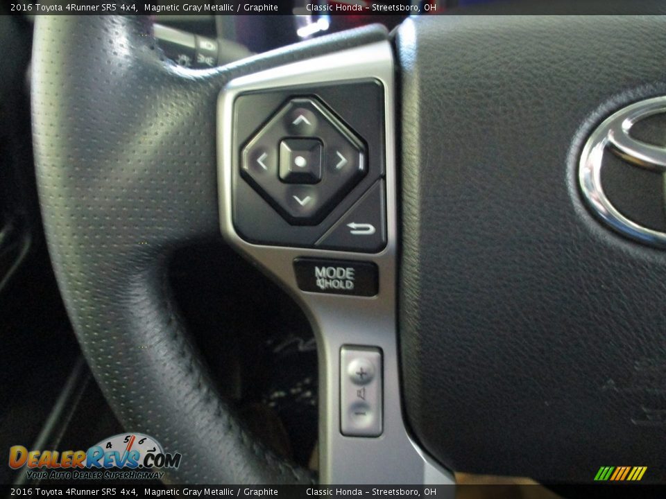 2016 Toyota 4Runner SR5 4x4 Magnetic Gray Metallic / Graphite Photo #32