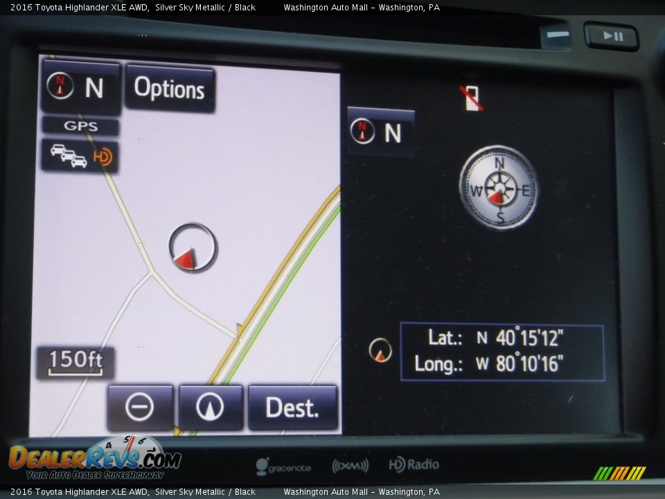 2016 Toyota Highlander XLE AWD Silver Sky Metallic / Black Photo #5