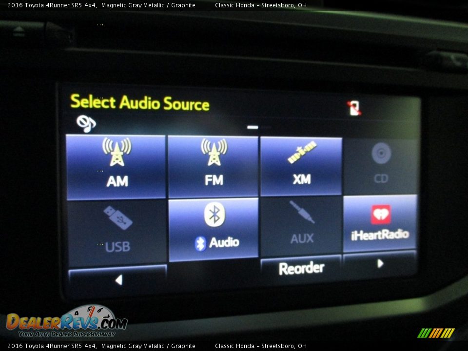 2016 Toyota 4Runner SR5 4x4 Magnetic Gray Metallic / Graphite Photo #35