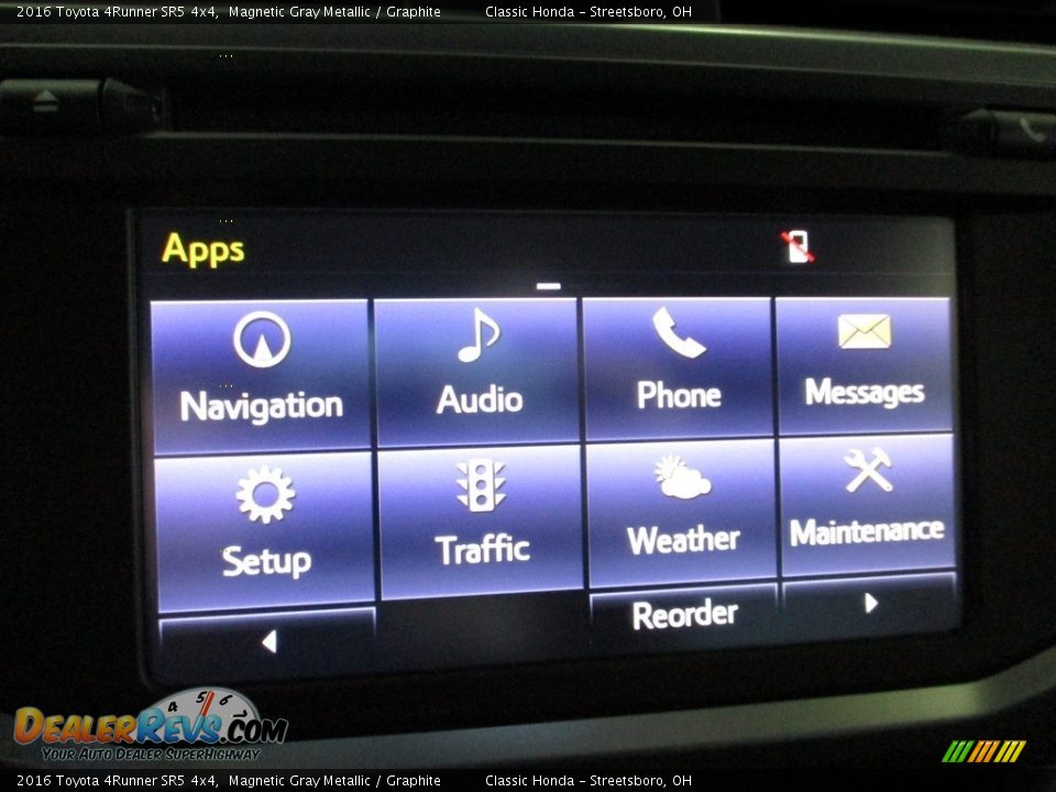 2016 Toyota 4Runner SR5 4x4 Magnetic Gray Metallic / Graphite Photo #36