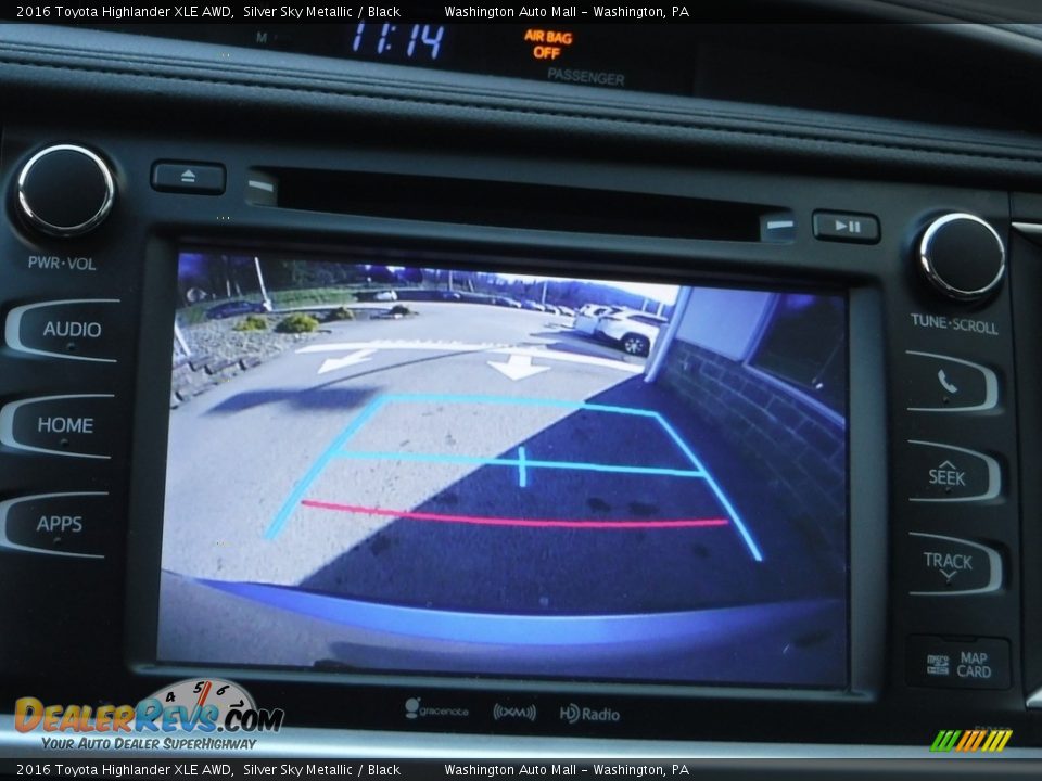 2016 Toyota Highlander XLE AWD Silver Sky Metallic / Black Photo #6