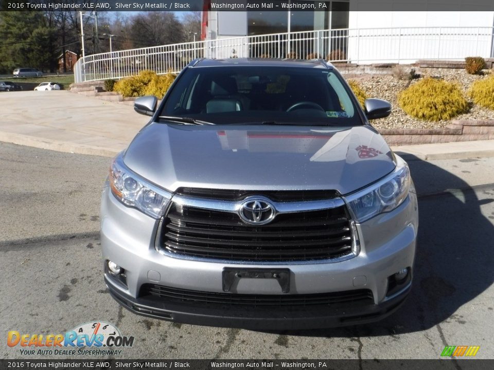 2016 Toyota Highlander XLE AWD Silver Sky Metallic / Black Photo #10