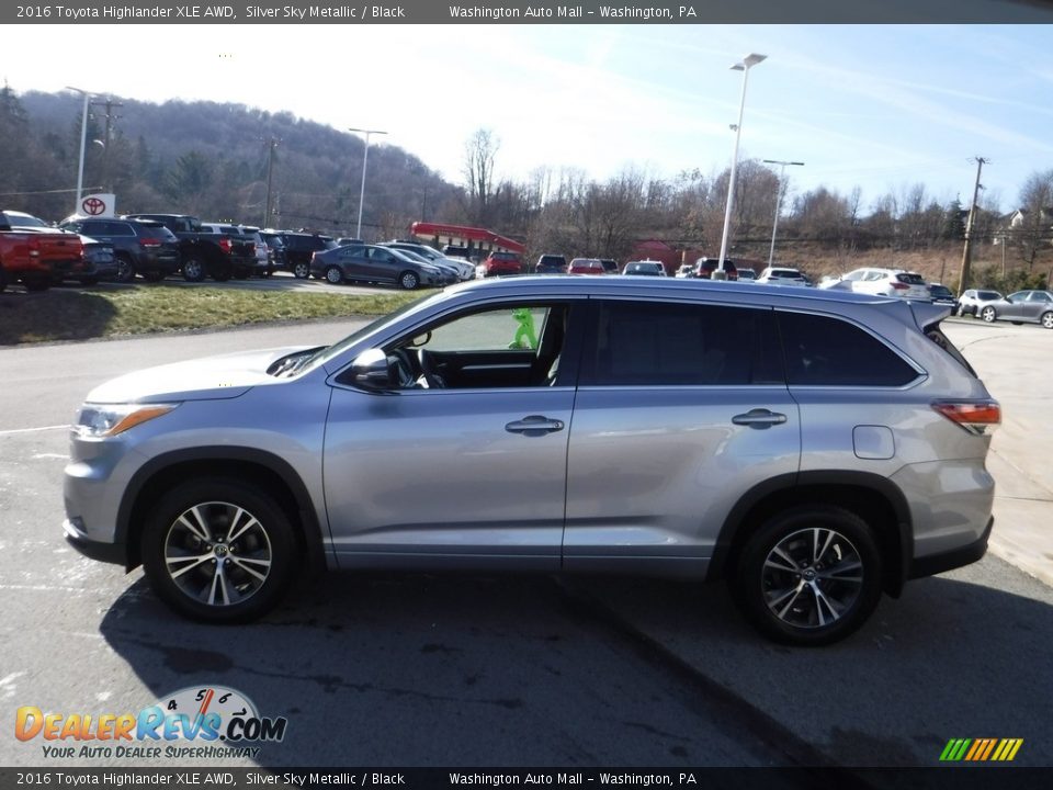 2016 Toyota Highlander XLE AWD Silver Sky Metallic / Black Photo #12