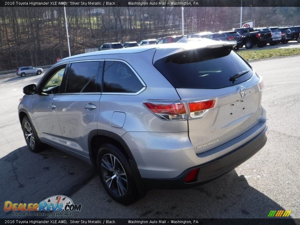 2016 Toyota Highlander XLE AWD Silver Sky Metallic / Black Photo #13