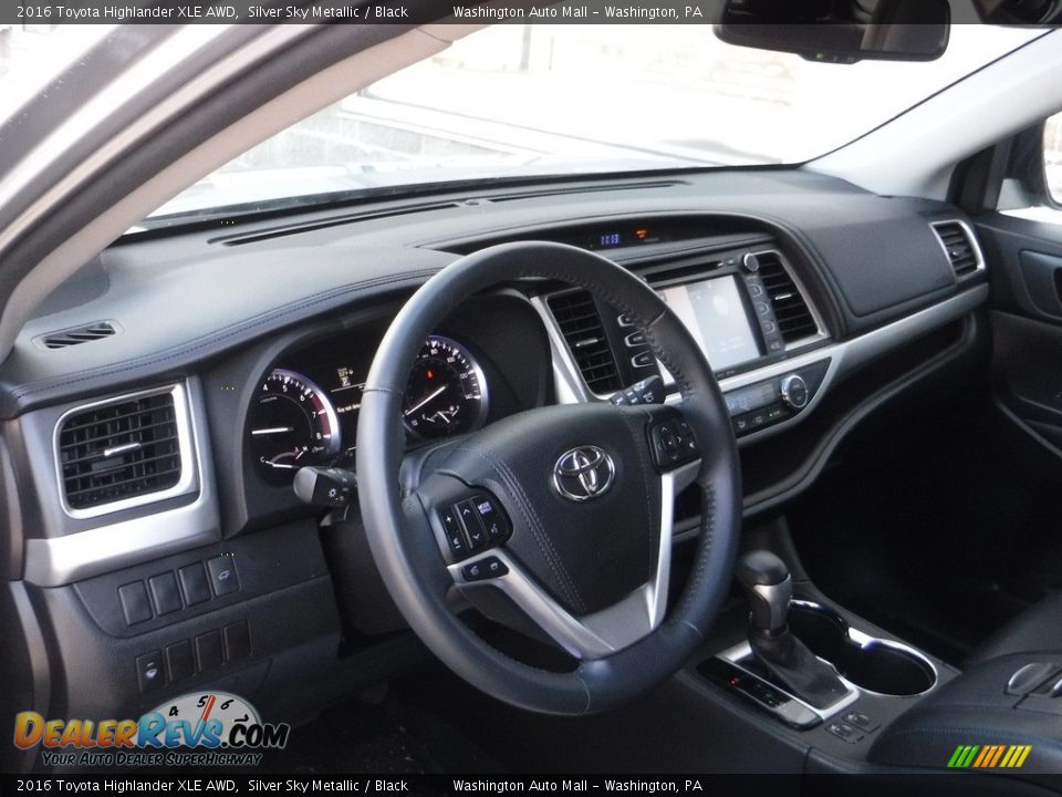 2016 Toyota Highlander XLE AWD Silver Sky Metallic / Black Photo #17