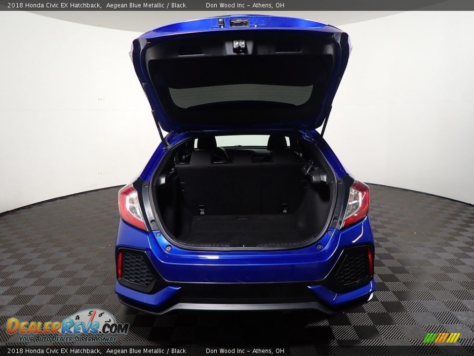 2018 Honda Civic EX Hatchback Aegean Blue Metallic / Black Photo #15