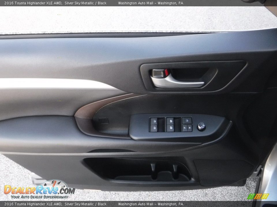 2016 Toyota Highlander XLE AWD Silver Sky Metallic / Black Photo #18