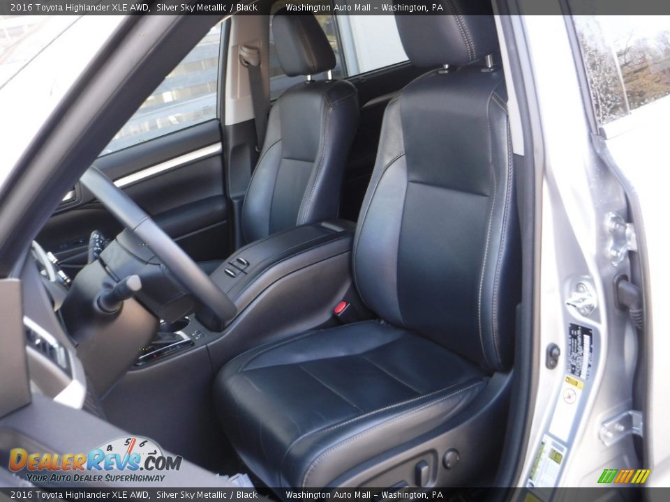 2016 Toyota Highlander XLE AWD Silver Sky Metallic / Black Photo #19