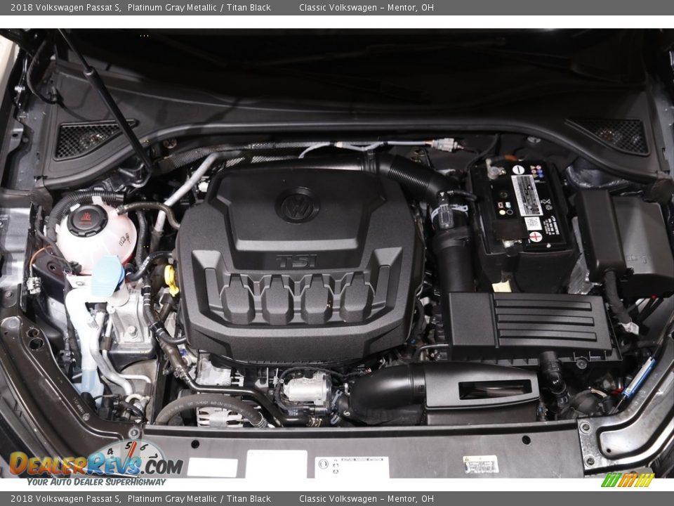 2018 Volkswagen Passat S Platinum Gray Metallic / Titan Black Photo #17