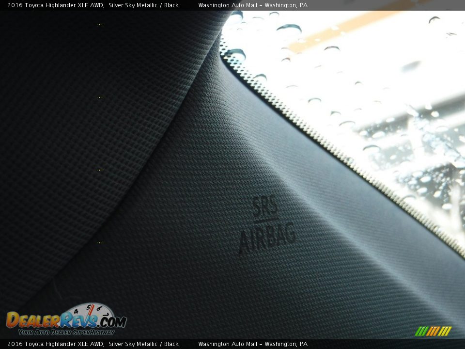 2016 Toyota Highlander XLE AWD Silver Sky Metallic / Black Photo #25