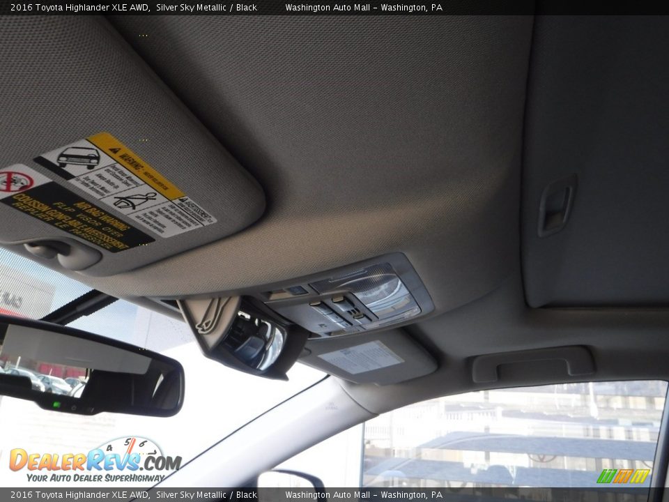 2016 Toyota Highlander XLE AWD Silver Sky Metallic / Black Photo #26