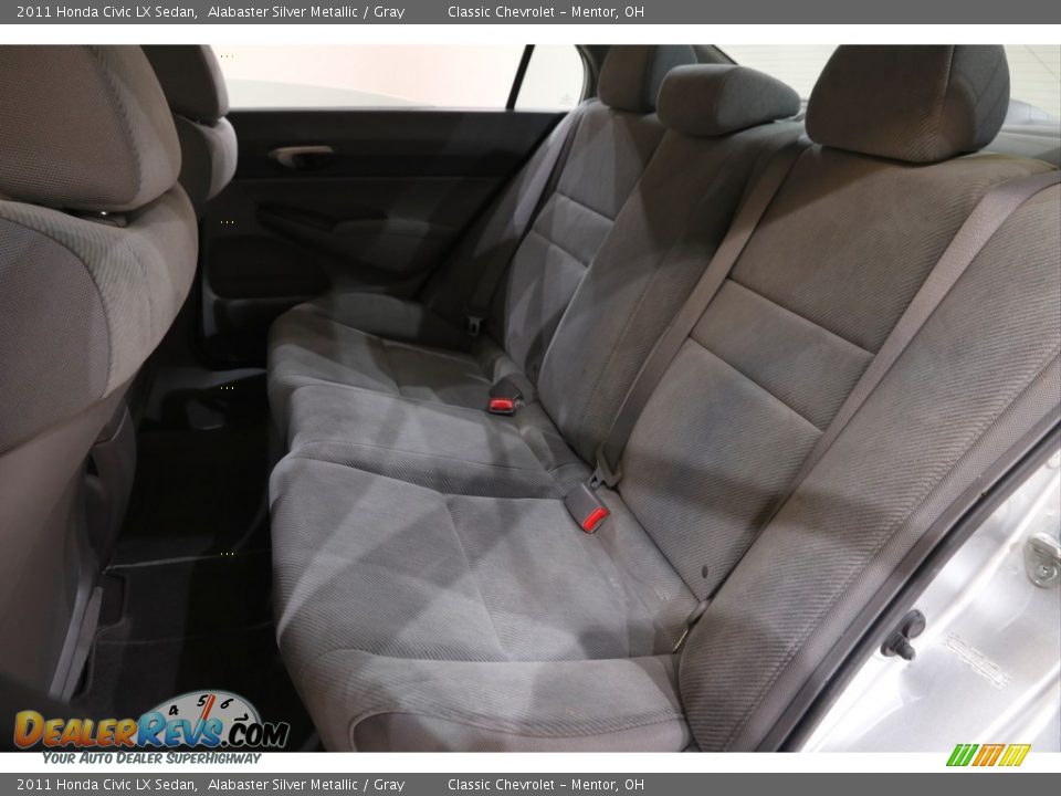 2011 Honda Civic LX Sedan Alabaster Silver Metallic / Gray Photo #15