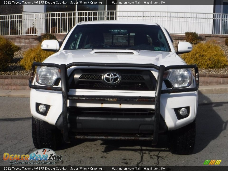 2012 Toyota Tacoma V6 SR5 Double Cab 4x4 Super White / Graphite Photo #11