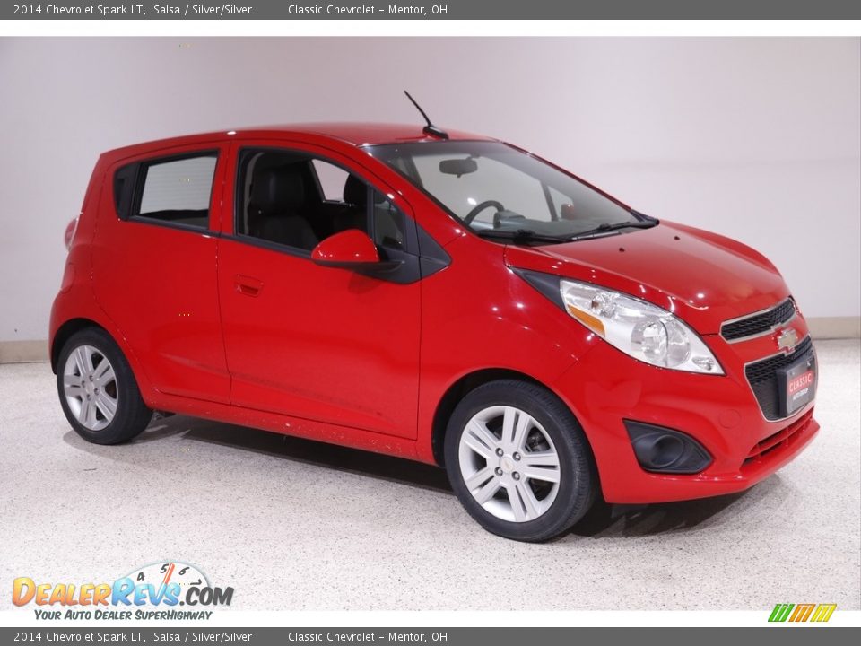 2014 Chevrolet Spark LT Salsa / Silver/Silver Photo #1