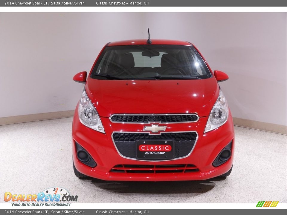 2014 Chevrolet Spark LT Salsa / Silver/Silver Photo #2