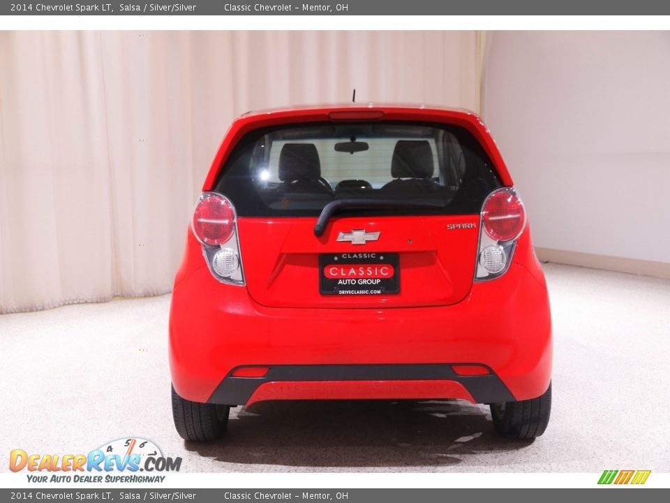 2014 Chevrolet Spark LT Salsa / Silver/Silver Photo #16