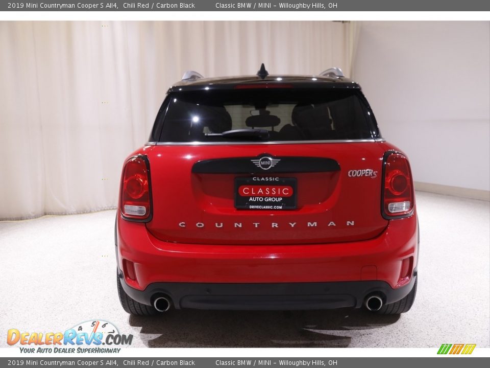 2019 Mini Countryman Cooper S All4 Chili Red / Carbon Black Photo #18