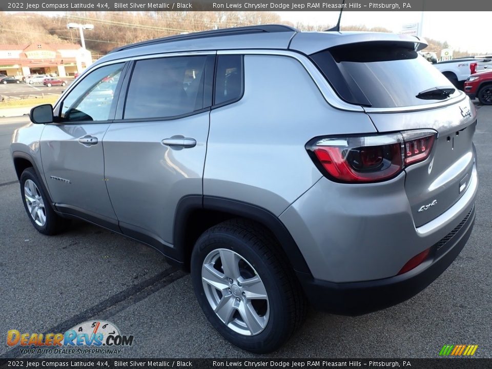 2022 Jeep Compass Latitude 4x4 Billet Silver Metallic / Black Photo #3