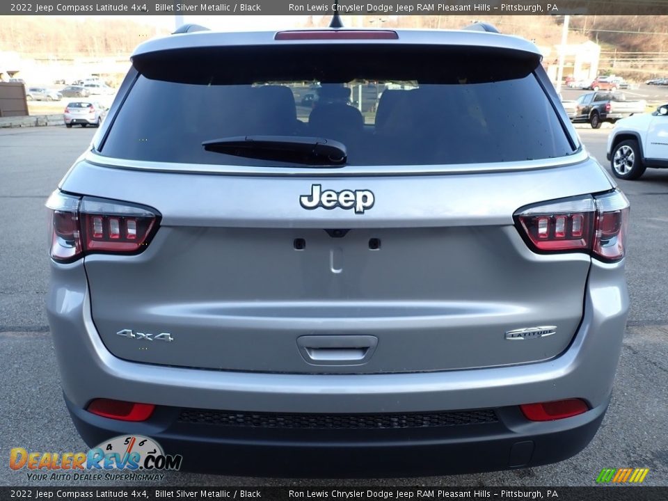 2022 Jeep Compass Latitude 4x4 Billet Silver Metallic / Black Photo #4