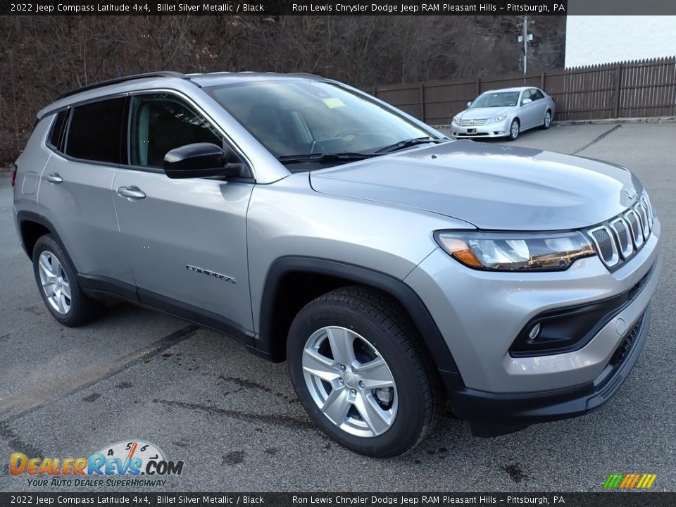 2022 Jeep Compass Latitude 4x4 Billet Silver Metallic / Black Photo #8