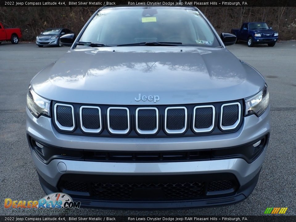 2022 Jeep Compass Latitude 4x4 Billet Silver Metallic / Black Photo #9