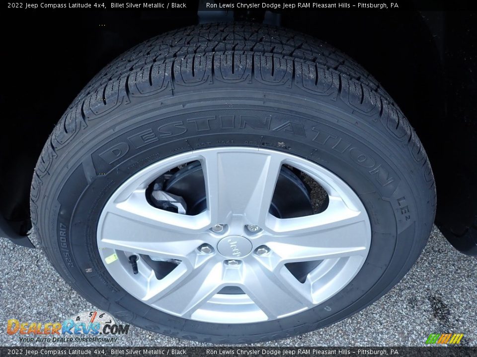 2022 Jeep Compass Latitude 4x4 Billet Silver Metallic / Black Photo #10