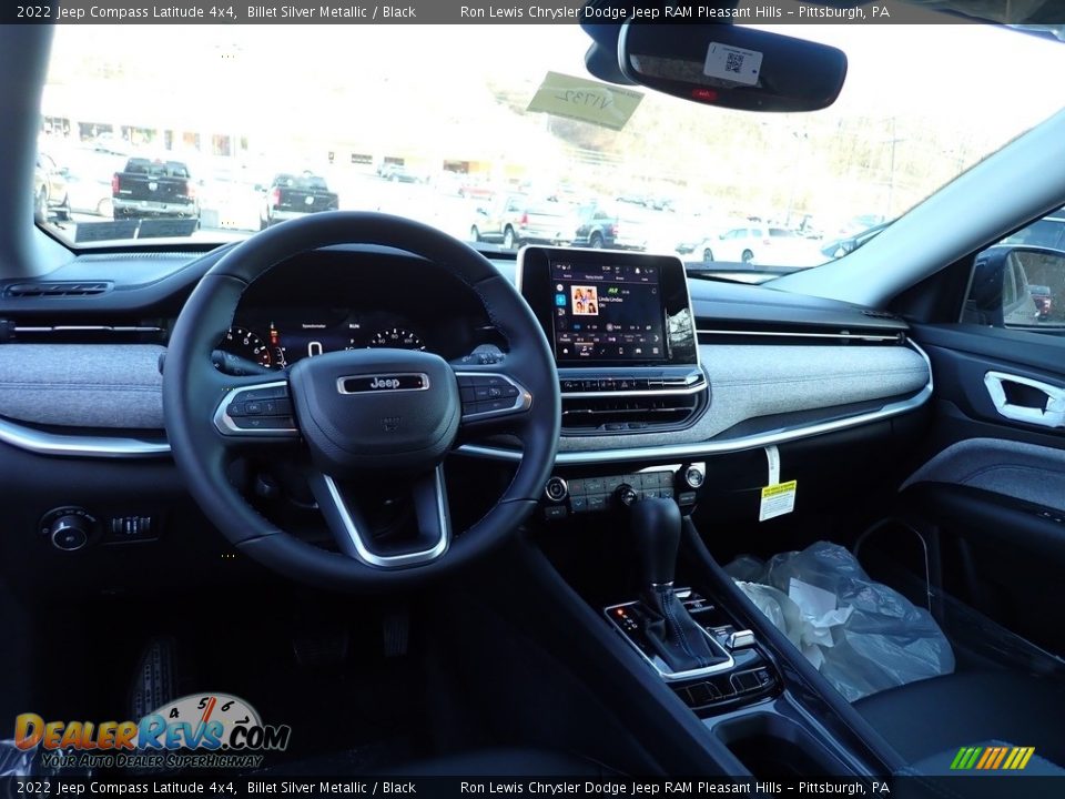 2022 Jeep Compass Latitude 4x4 Billet Silver Metallic / Black Photo #13