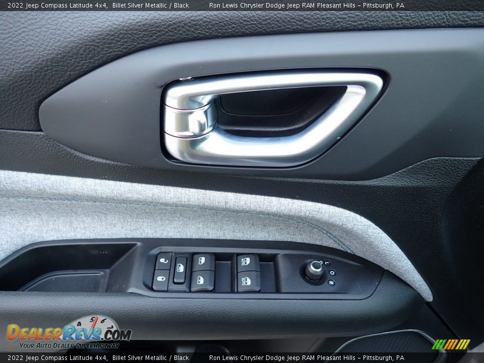 2022 Jeep Compass Latitude 4x4 Billet Silver Metallic / Black Photo #14
