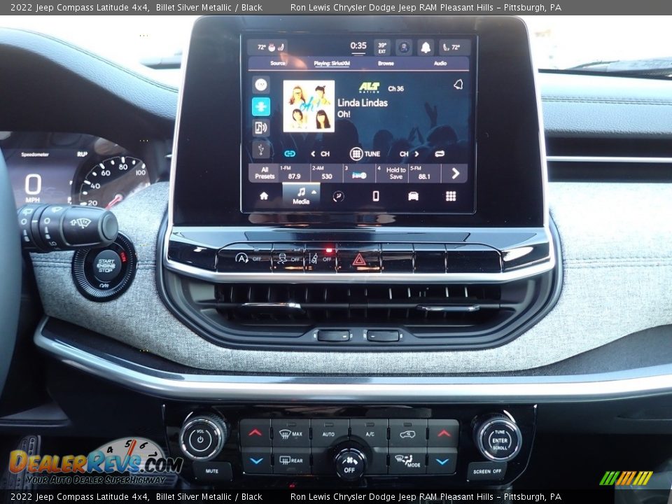 2022 Jeep Compass Latitude 4x4 Billet Silver Metallic / Black Photo #20