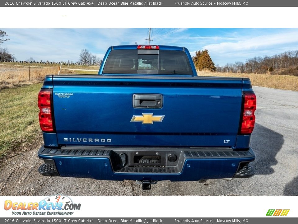 2016 Chevrolet Silverado 1500 LT Crew Cab 4x4 Deep Ocean Blue Metallic / Jet Black Photo #5