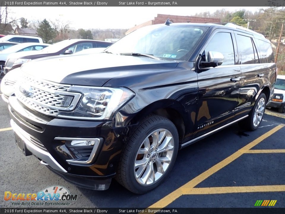 2018 Ford Expedition Platinum 4x4 Shadow Black / Ebony Photo #1