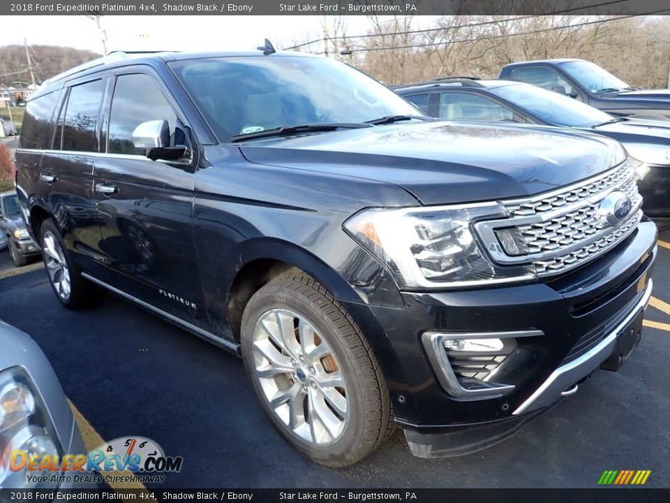 2018 Ford Expedition Platinum 4x4 Shadow Black / Ebony Photo #4