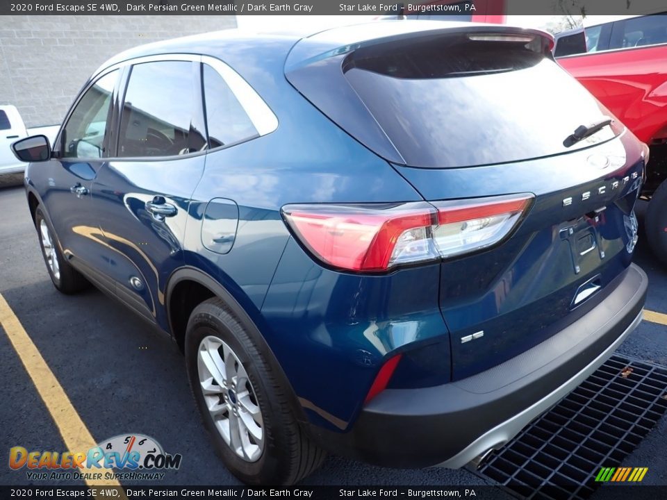 2020 Ford Escape SE 4WD Dark Persian Green Metallic / Dark Earth Gray Photo #2