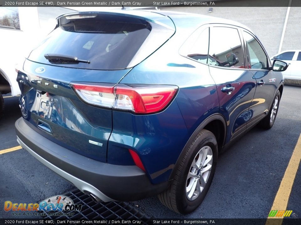 2020 Ford Escape SE 4WD Dark Persian Green Metallic / Dark Earth Gray Photo #3