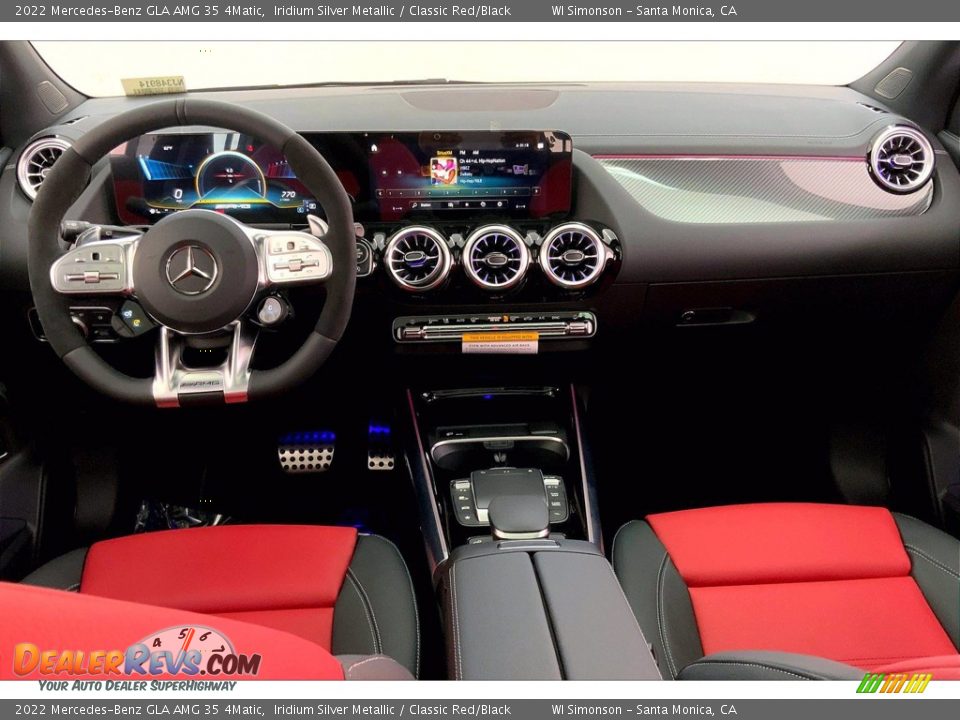 Dashboard of 2022 Mercedes-Benz GLA AMG 35 4Matic Photo #6