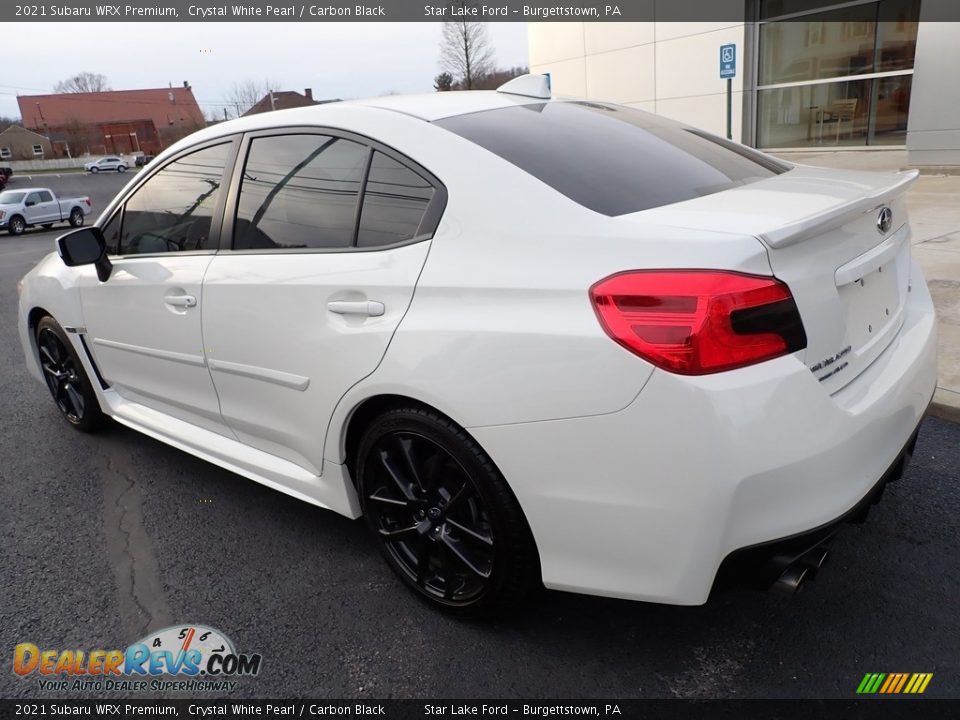 2021 Subaru WRX Premium Crystal White Pearl / Carbon Black Photo #3