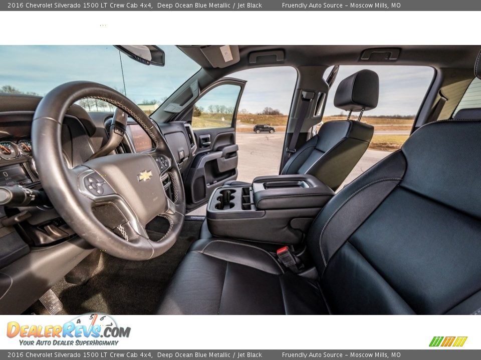 2016 Chevrolet Silverado 1500 LT Crew Cab 4x4 Deep Ocean Blue Metallic / Jet Black Photo #18