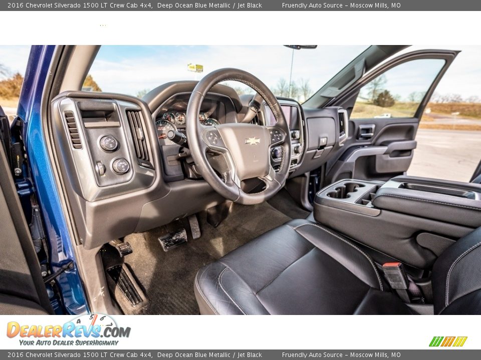 2016 Chevrolet Silverado 1500 LT Crew Cab 4x4 Deep Ocean Blue Metallic / Jet Black Photo #19