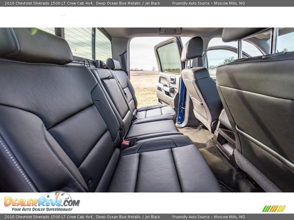 2016 Chevrolet Silverado 1500 LT Crew Cab 4x4 Deep Ocean Blue Metallic / Jet Black Photo #22